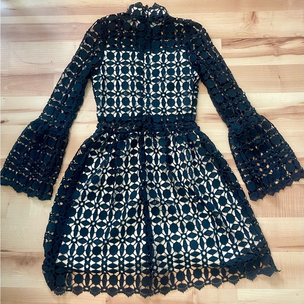 Eilly Bazar A-Line Lace Dress Size XS